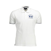 La Martina Elegant Short-Sleeved White Polo for Men -   -  La Martina.